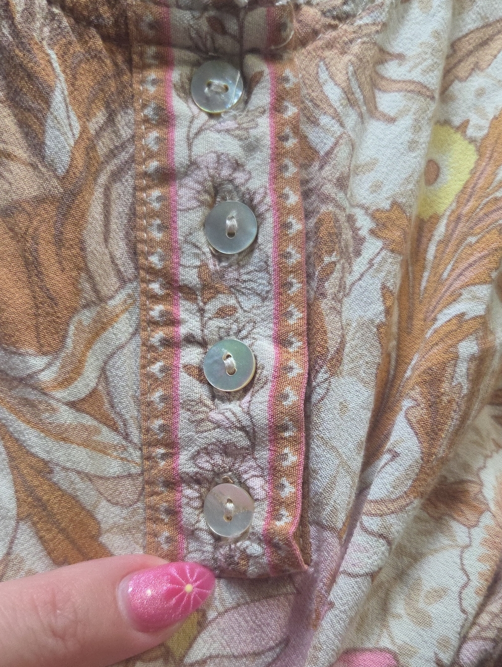 Spell & the Gypsy Jungle Mini Dress in Cream Women XL - Picture 3 of 9